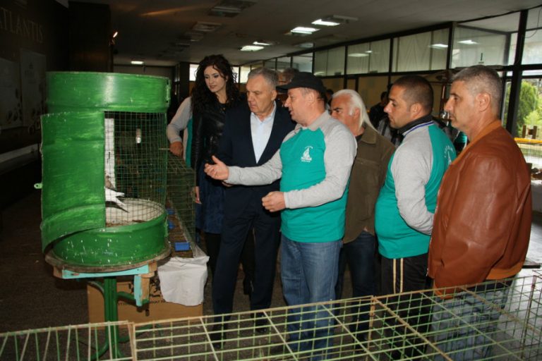 Градоначалникот ја посети изложбата на избрани видови украсни птици и животни во организација на Здружението „Трагопан“