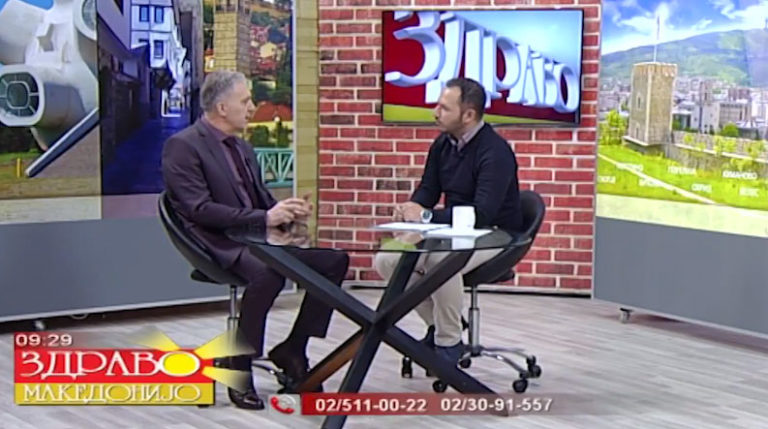 Градоначалникот  Илија Јованоски гостин во утринската програма на ТВ „Канал 5“