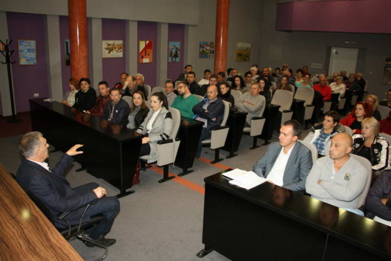 Градоначалникот Јованоски на петта средба со Граѓанскиот парламент