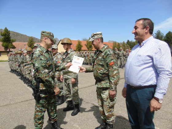 Во касарната „Мирче Ацев“ одбележан Денот на артилерискиот баталјон