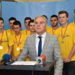 Државните ракометни шампиони во кадетска конкуренција, на прием кај градоначалникот Јованоски