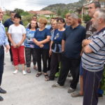 Градоначалникот Јованоски ги посети земјоделските површини со уништени насади од вчерашното невреме