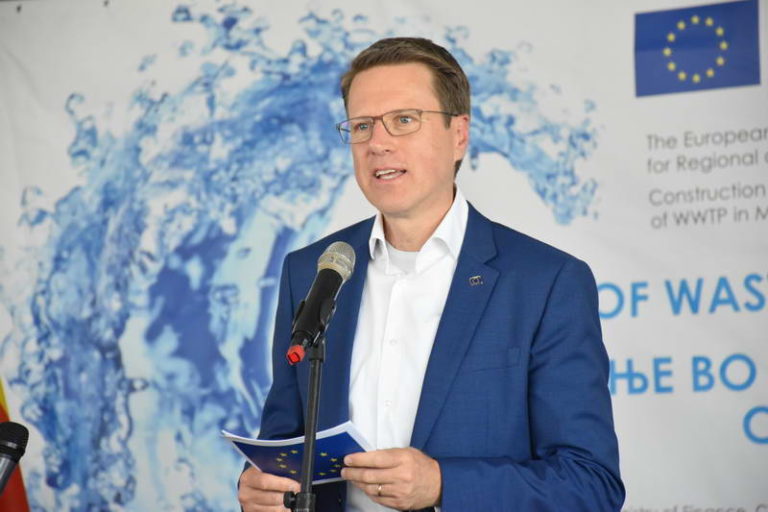 Жбогар: Пречистителната станица кофинансирана со 17 милиони евра од ЕУ е уште еден успешен проект во земјата!