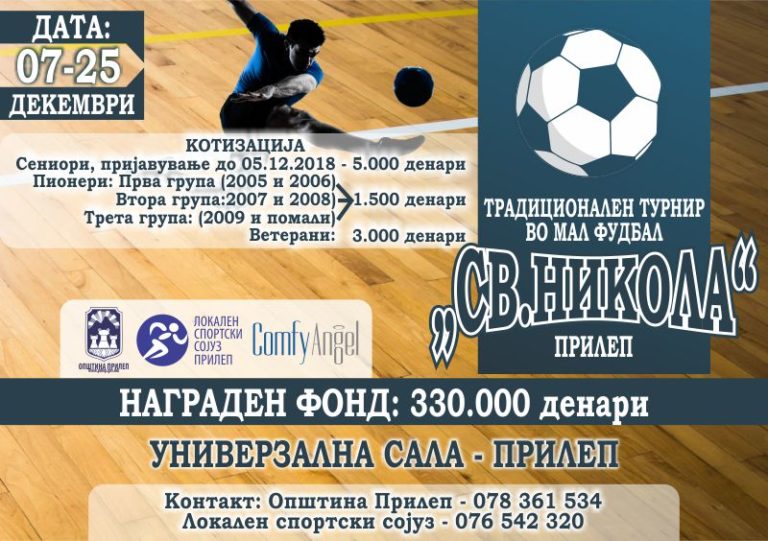 По осми пат Прилеп ќе биде домаќин на мајсторите на малиот фудбал