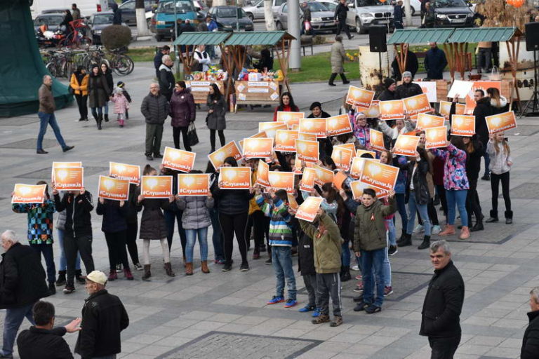 Учениците од ООУ „Кире Гаврилоски – Јане“ испратија пораки за борба против насилството врз жените и девојките