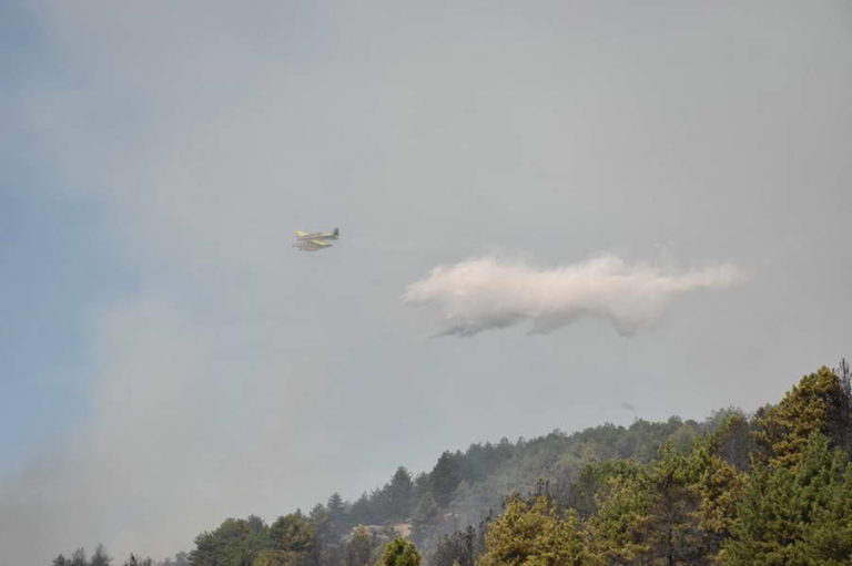 Нов пожар во околината на Прилеп, гори шумата над манастирот во с. Селце