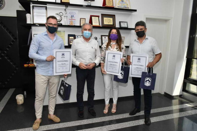 Благодарници од градоначалникот Јованоски за компаниите кои покажаа општествена одговорност во време на пандемијата