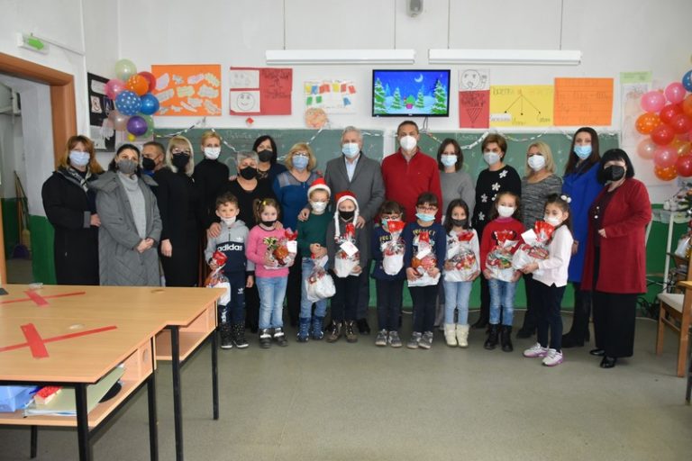 Радост и кај дечињата од училиштата во населените места