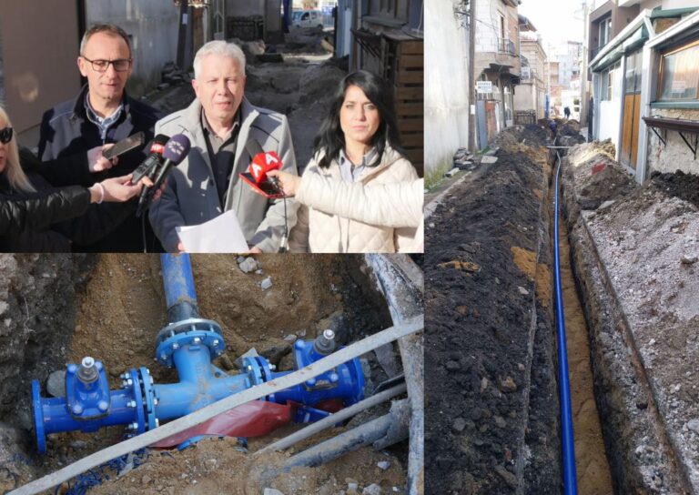 Увид во градежни активности на еден проект, а до крајот на февруари започнуваме со изведба на уште два капитални проекти!