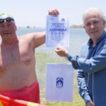 Маратонецот д-р Бошко Илиев го преплива Вештачкото езеро во Прилеп!